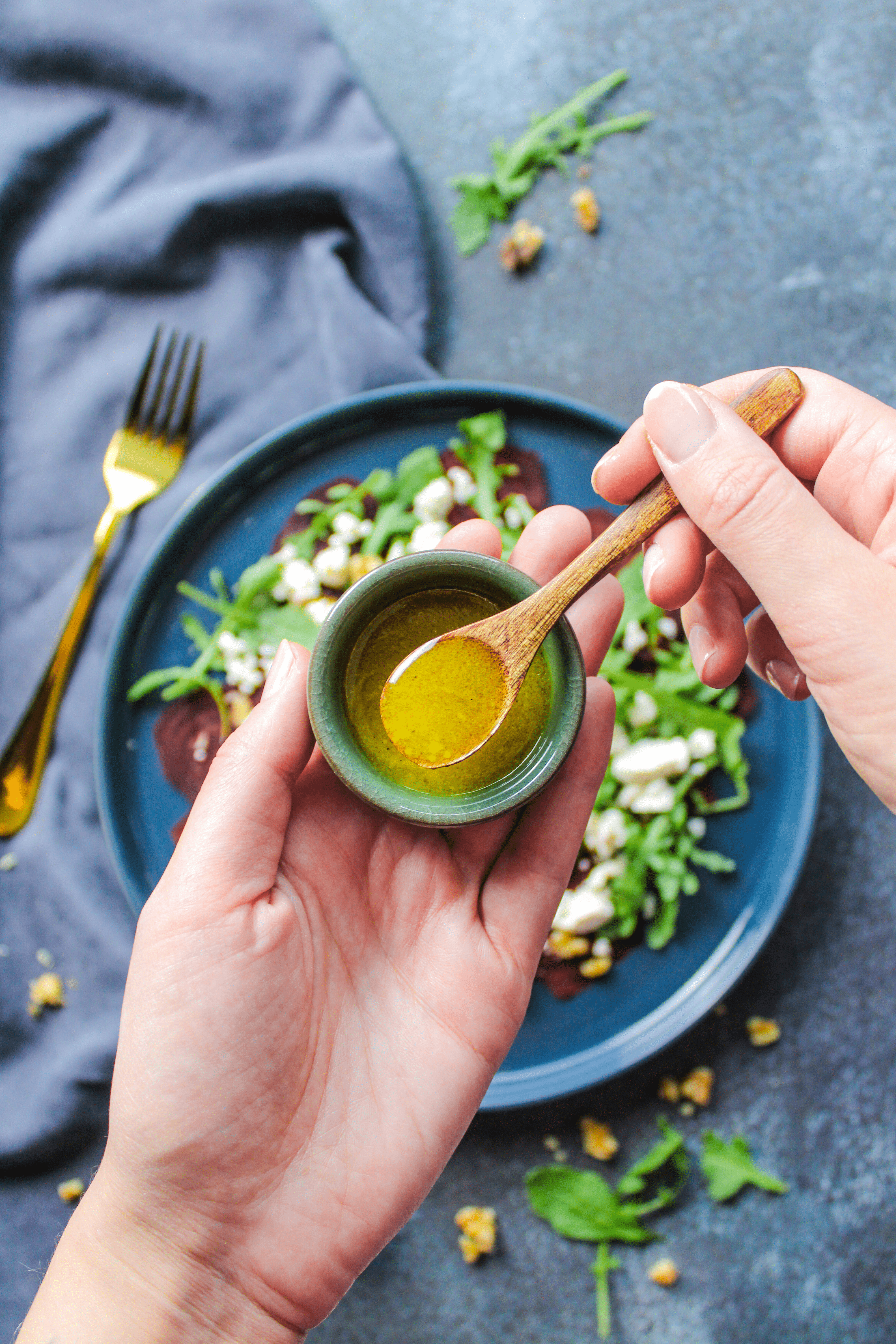 Rote-Bete-Carpaccio mit Schwarzkümmelöl – Bild 03