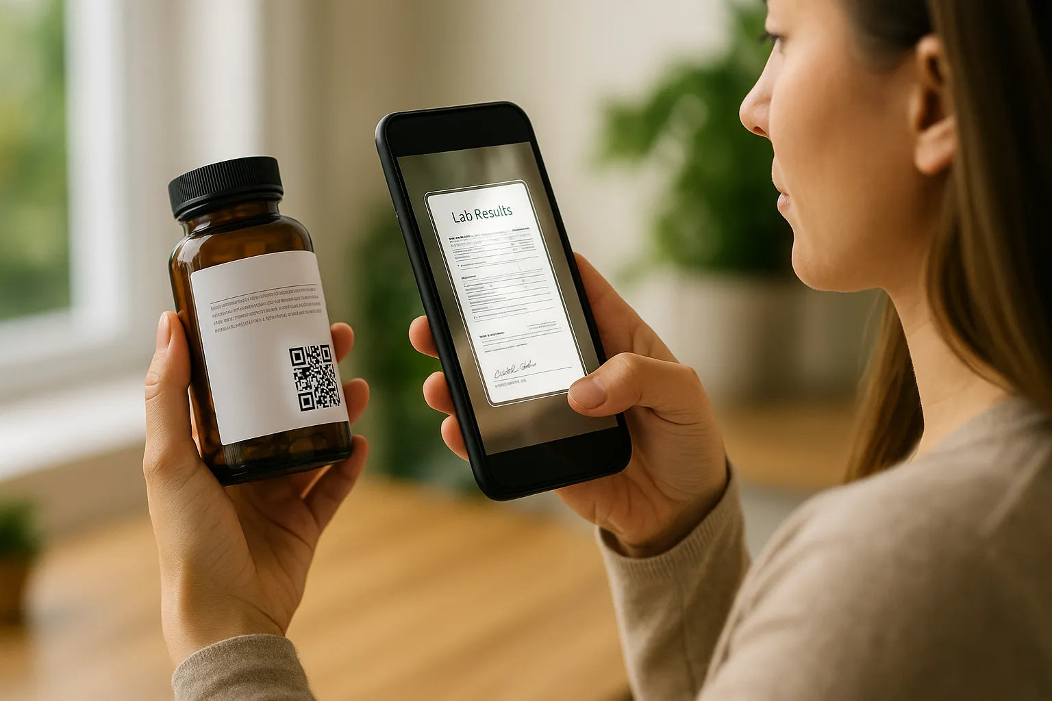 Bild Transparenz durch Laboranalysen